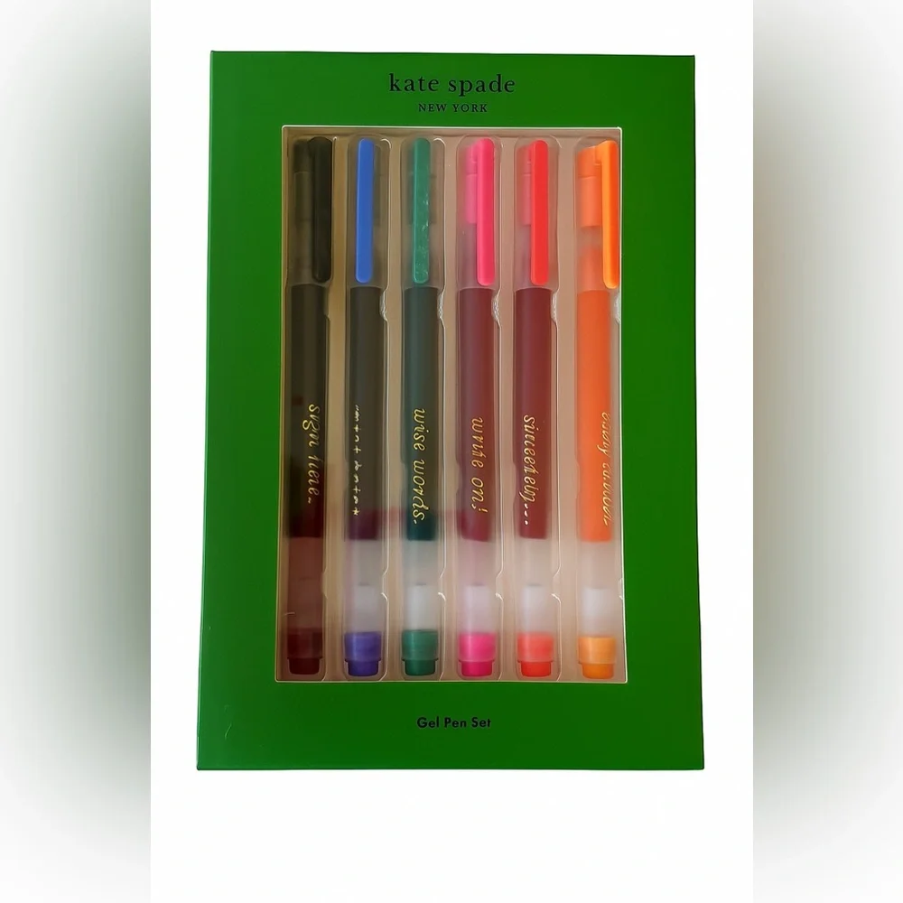 Kate Spade Stationery Bundle | Gel‎ Pens + 2 Notepads | New